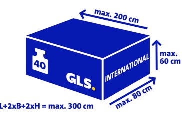 exportversand europa gewicht größe