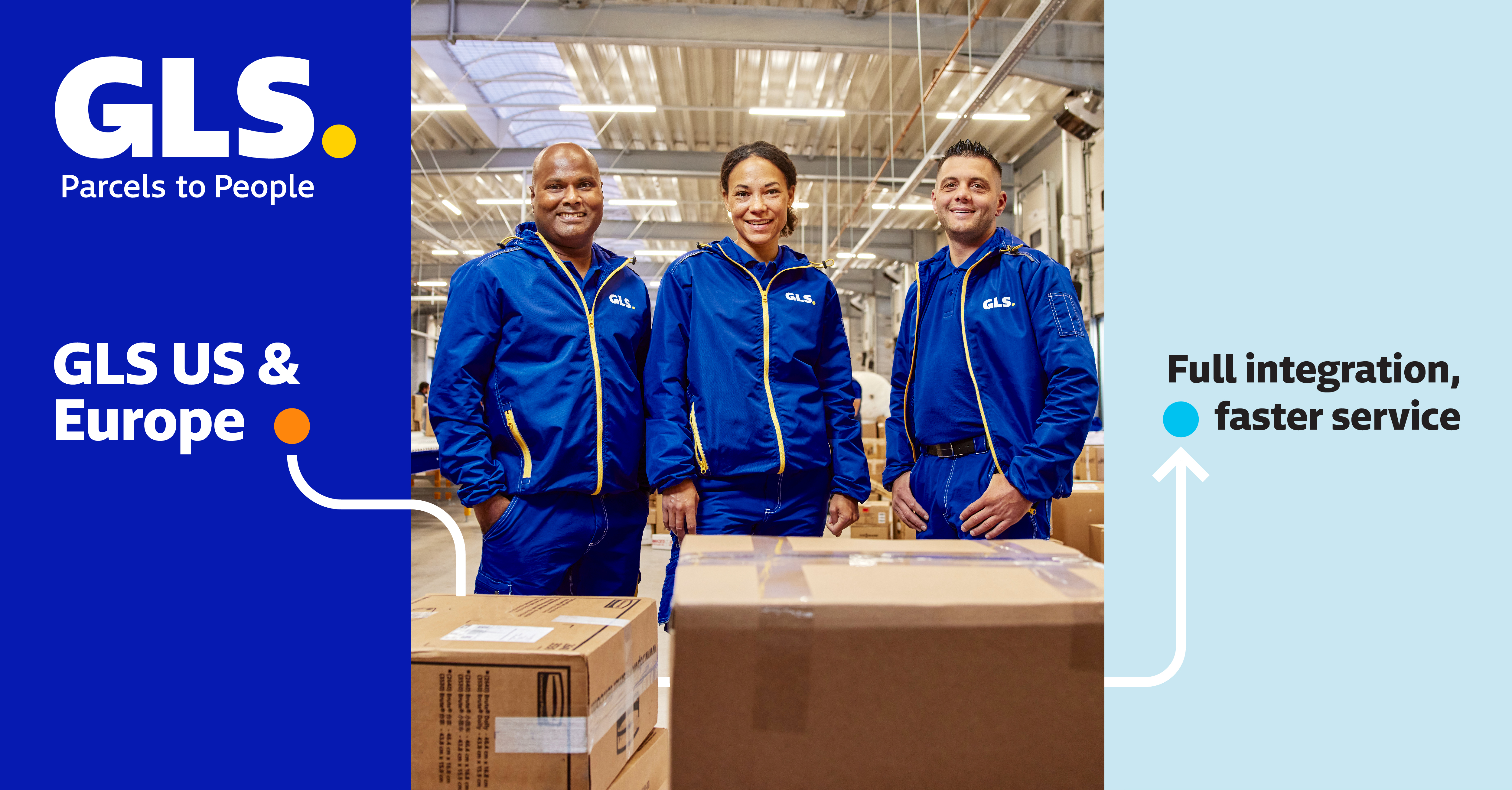GLS integrates its US and European networks, expanding international delivery services